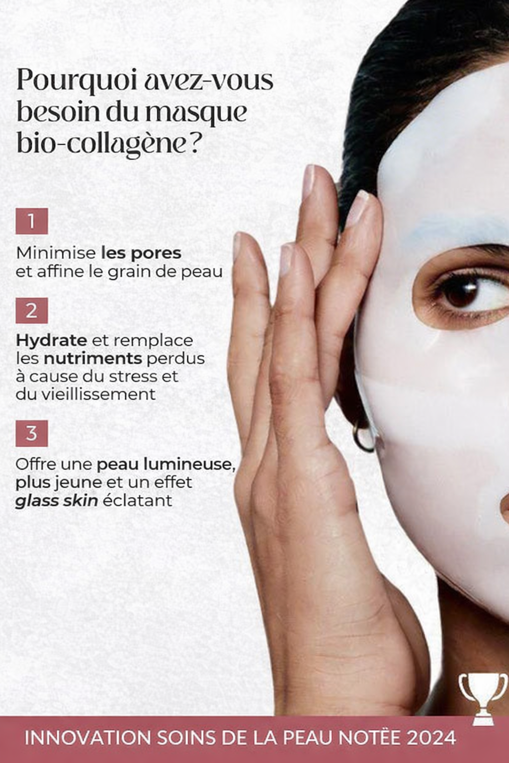 Masque collagene  (4 pcs)