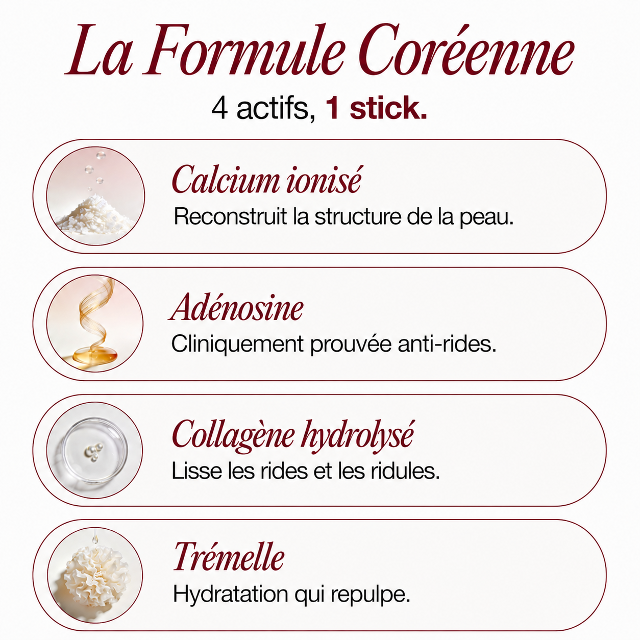 Stick Anti-Âge au Calcium & Collagène