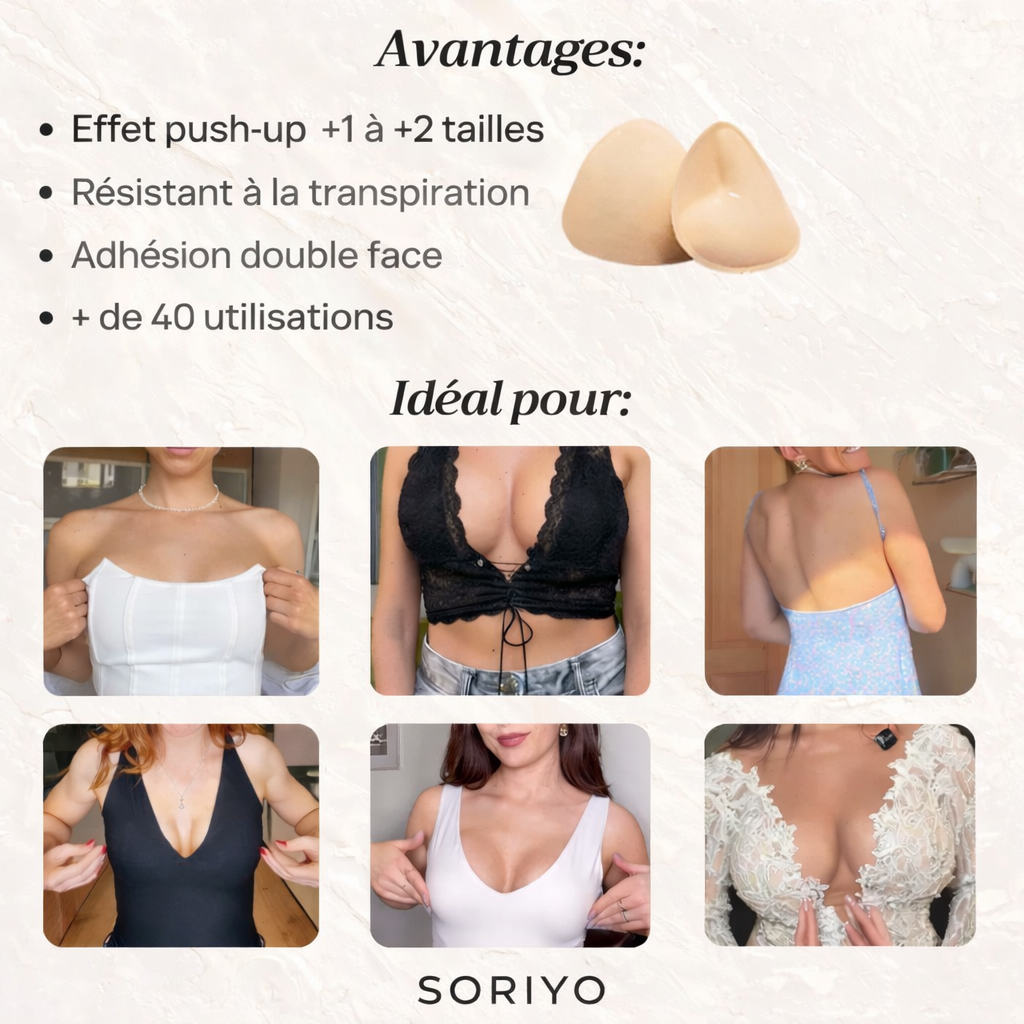 Cache-tétons push-up Soriyo™