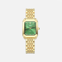 Acier inoxydable premium plaqué or 14k / Vert