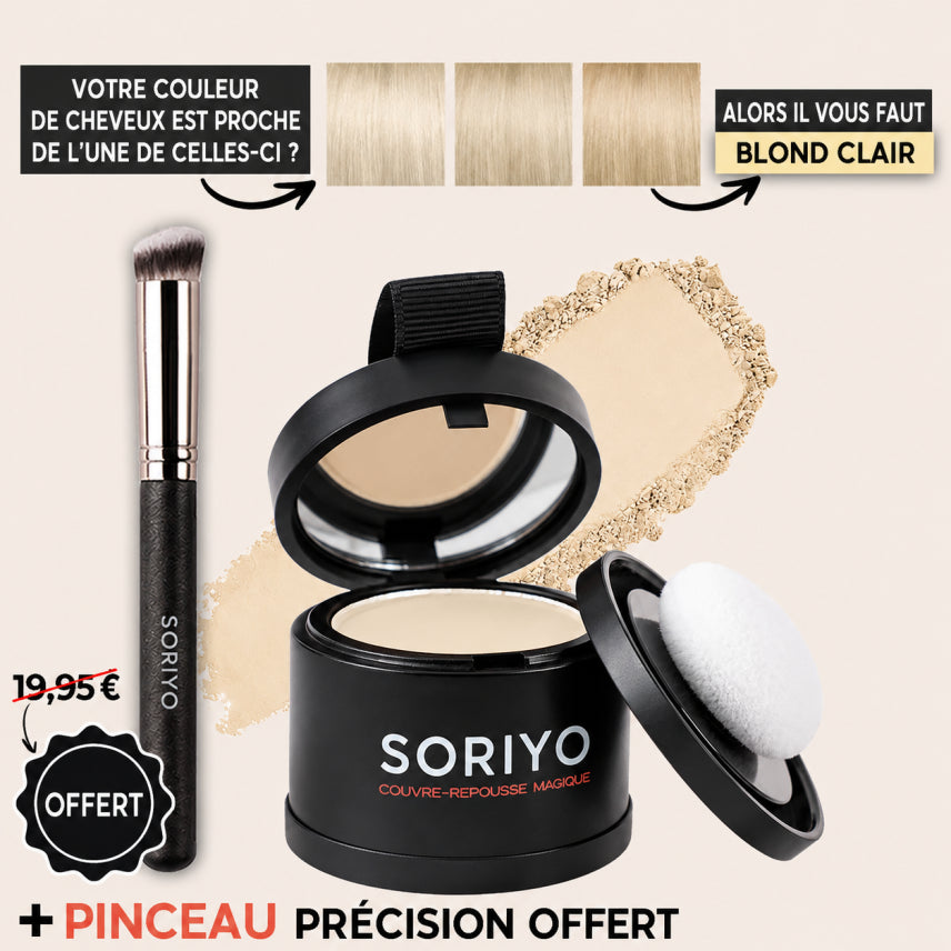 Soriyo™ – Poudre densifiante pour cheveux clairsemés