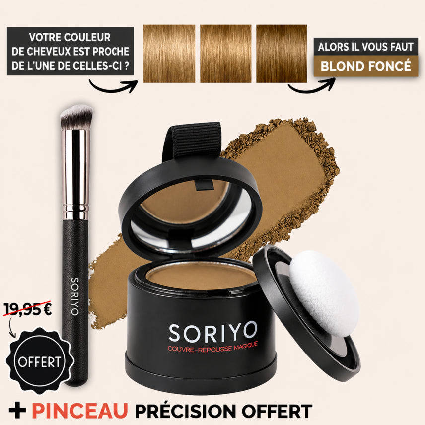Soriyo™ – Poudre densifiante pour cheveux clairsemés