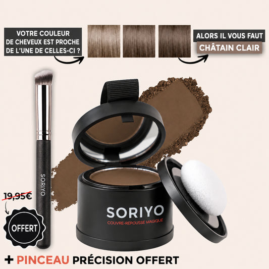 Soriyo™ – Poudre densifiante pour cheveux clairsemés