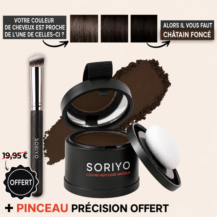 Soriyo™ – Poudre densifiante pour cheveux clairsemés