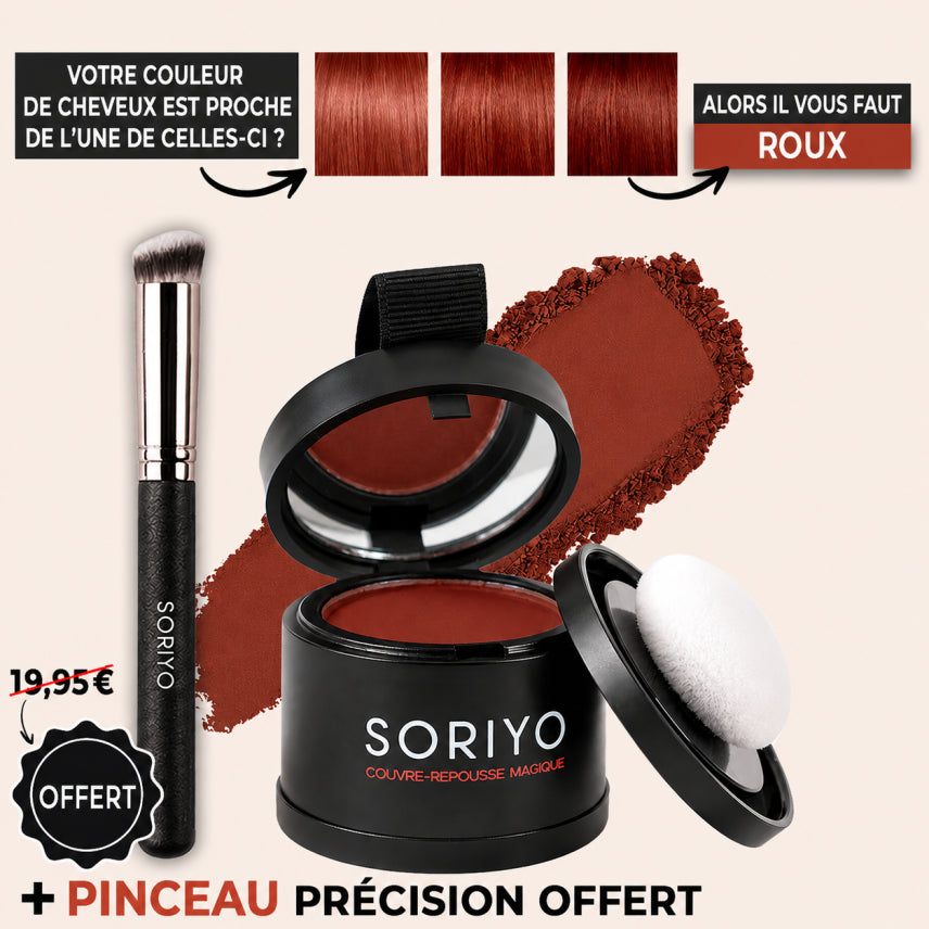 Soriyo™ – Poudre densifiante pour cheveux clairsemés